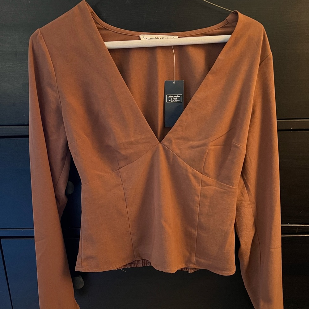 Abercrombie and fitch long sleeve blouse NWT